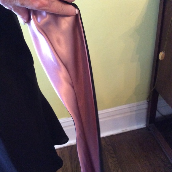 JNY NWT Gorgeous Black/Pink One Shoulder Dress 10 - Picture 5 of 15